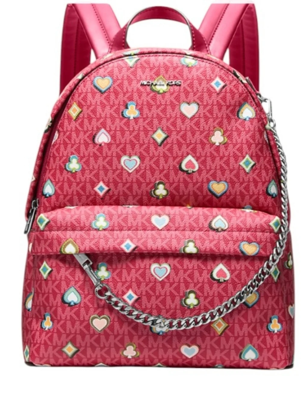 Michael Kors Slater Md Printed Signature Logo Backpack & matching bi-fold wallet